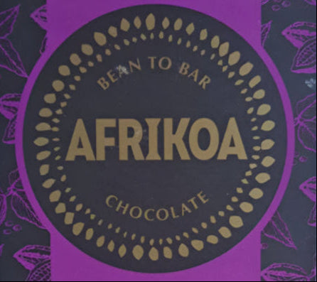 AFRIKOA 37% MILK CHOCOLATE WITH HAZELNUT 100G BAR