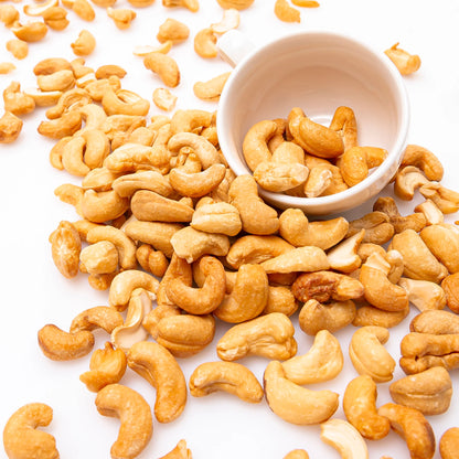 CASHEW SPLITS ROASTED AND SALTED 60g pack