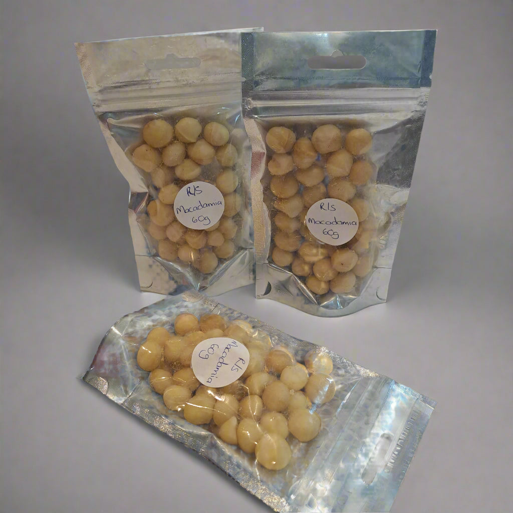 MACADAMIA ROASTED AND SALTED 60g