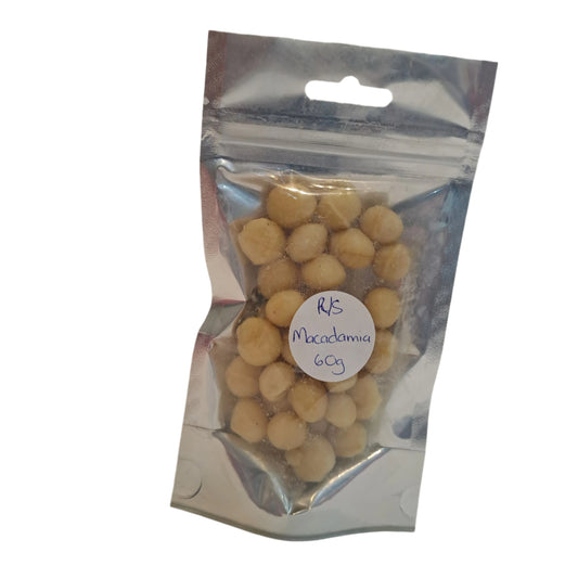 MACADAMIA ROASTED AND SALTED 60g