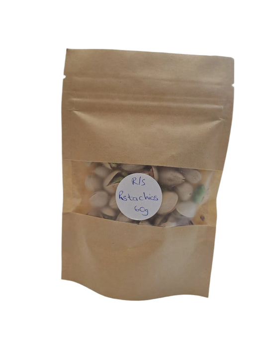 PISTACHIO ROASTED AND SALTED 60G