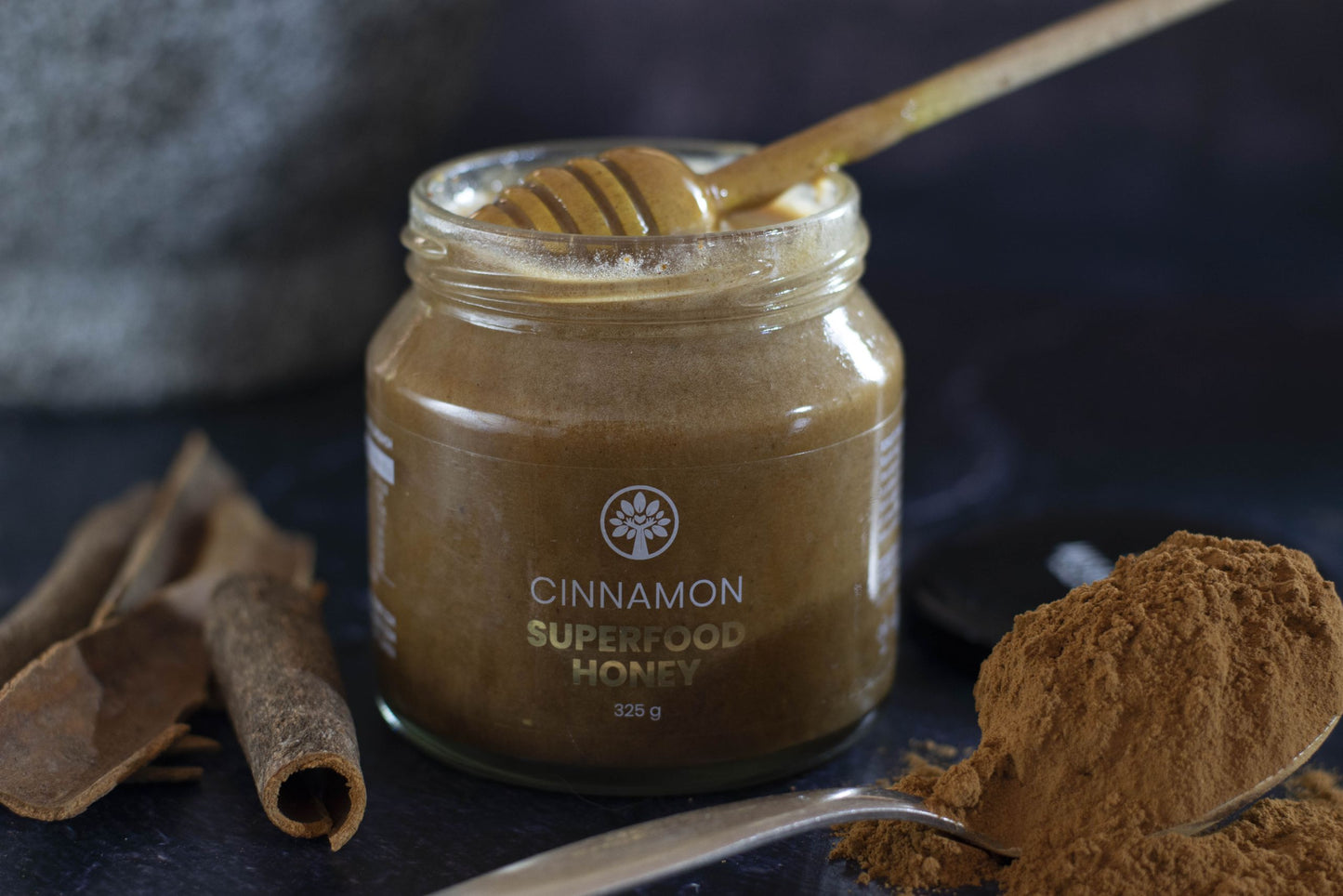 SUPERFOOD HONEY MIX - CINNAMON  325G